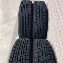 【バリ溝！】145/80R13 スタッドレスタイヤ ホイールセット 4本 冬タイヤ 145/80R13 軽自動車アルミ付スタッドレス バリ溝4本組