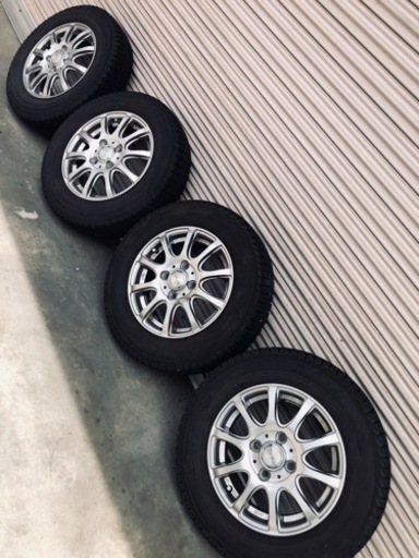 冬タイヤ 145/80R13 軽自動車アルミ付スタッドレス バリ溝4本組