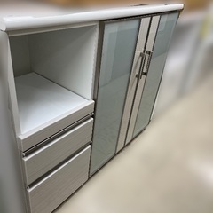 J1896 現行販売品 人気シリーズ NITORI ニトリ キッチンカウンター ポスティア120 レンジ台 クリーニング済み 