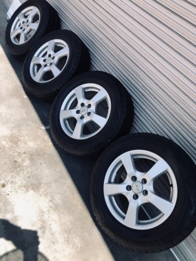 冬タイヤ 195/65R15 プリウス等用アルミ付BSスタッドレス バリ山4本組