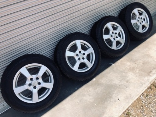 冬タイヤ 195/65R15 プリウス等用アルミ付BSスタッドレス バリ山4本組