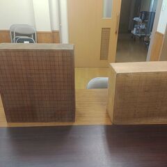碁盤・将棋盤・中古・500円・脚付き・重量物・現地引き渡し・片方...