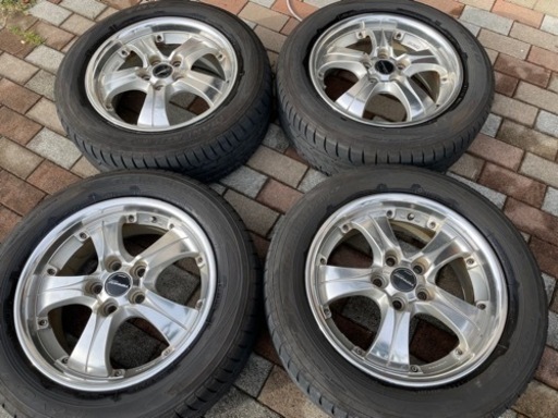 値下げしました17インチ　アルミホイール　1年使用ノーマルタイヤ付き