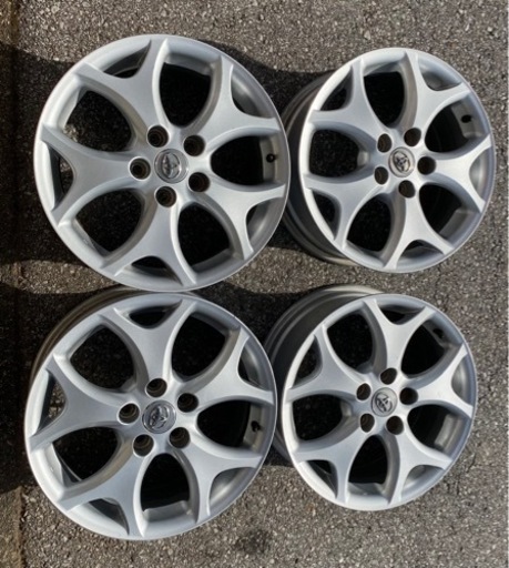 お引き取り頂きました！トヨタ　エスティマ純正アルミホイール 4本 17インチ 7J+50 114.3-5H