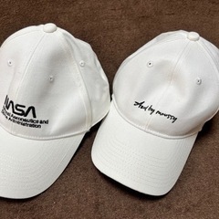 キャップ　白　2点セット