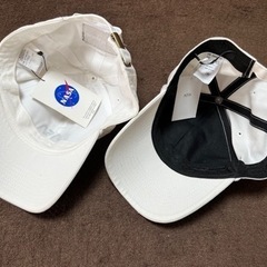 キャップ　白　2点セットの画像