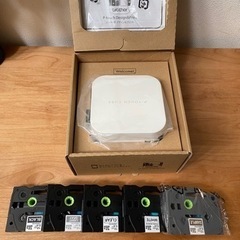ピータッチ キューブ ブラザー ラベルライター  テープ付