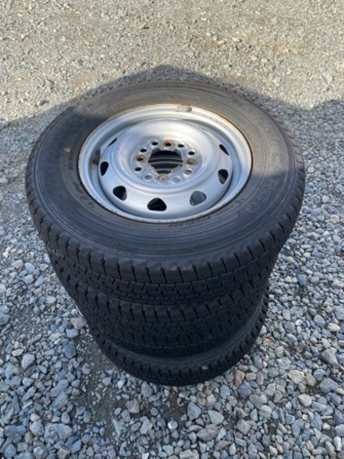 145R12 スタッドレス　ホイールセット4本　2020年製