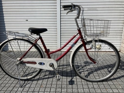 【26インチ自転車】内装3段変速付　鍵新品❗️スペアキーあり　大きめの前カゴ使用　若林自転車　唐崎店　SALE中❗️