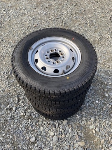 145R12 スタッドレス　ホイールセット4本　2021年製