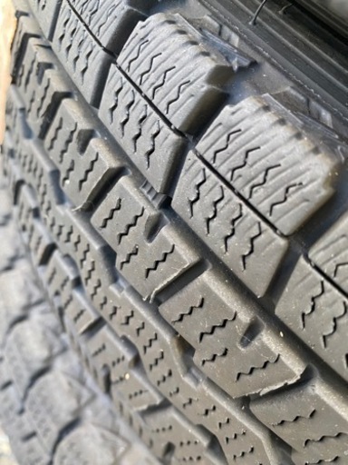 145R12 スタッドレス　ホイールセット4本　2021年製②