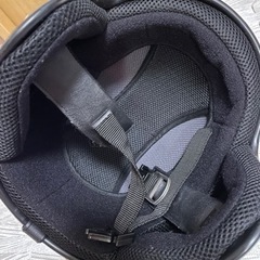 バリトン　キズだらけで味のあるバイクヘルメット　ジェットヘルの画像