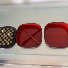 おもてなしや行楽に大活躍！オシャレ漆風重箱　2段の画像