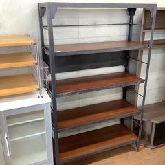 シェルフ UNICO 5段 LUMBER-mini ダークブラウン 売場展開中！