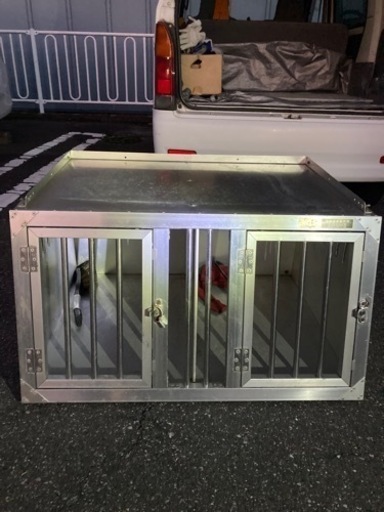 犬小屋　ゲージ　アルミ