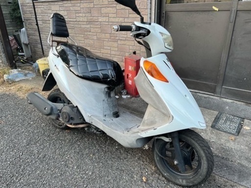 スズキ　アドレスV125 キジマバックレスト　実動　書類鍵アリ