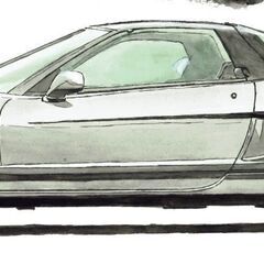 NC-206 ホンダNSX/S800RS 限定版画 直筆サイン有 額装済 作家 平右ヱ門の画像