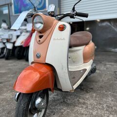 YAMAHA　ビーノ　オレンジカラー　プラグ・バッテリー新品！　...