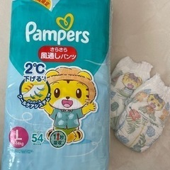 パンパース　L　さらさら風通しパンツ54枚(休止中)の画像