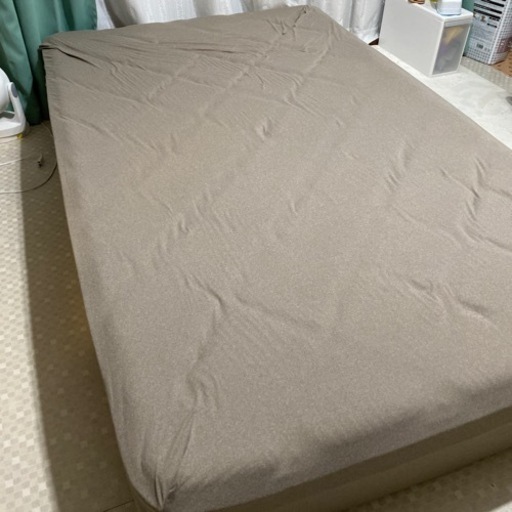 中古品　シモンズ　セミダブルベット　マットレス　フレームセット