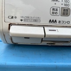2018年12月製 リンナイ 高機能 都市ガス用 ガステーブル【RT63WHT-L】左強火 水無し両面焼きグリル 高温炒め 温度設定 タイマーの画像