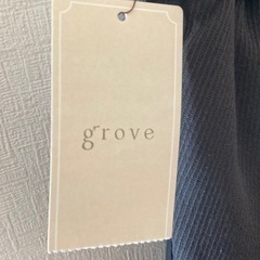 grovoeアクセントプリーツロングスカートの画像