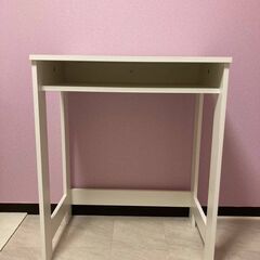ドレッサーテーブル　パソコンデスク　ホワイトの画像