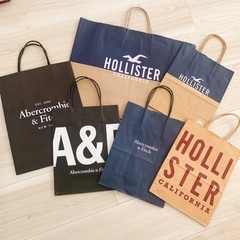 アバクロ　ホリスター ショッパー　ショップ袋　まとめ売り