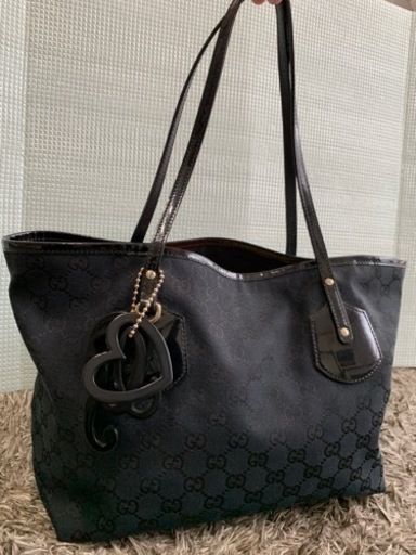 [※11月30日まで掲載]GUCCI GG柄トートバッグ黒
