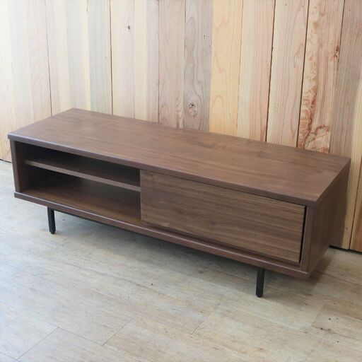 R138)【モデルルーム展示品・極美品】シギヤマ家具 OTTI 113/120 テレビボード 木目調 幅1200mm 足つき 2022年製