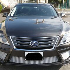 ★美車★２２年式★レクサスLS★６００ｈバージョンS-Iパッケージ★社外エアロ★社外２１AW★社外マフラー★ナビ＆TV★黒本革★サンルーフ★車検5年3月の画像