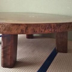 欅テーブルの画像