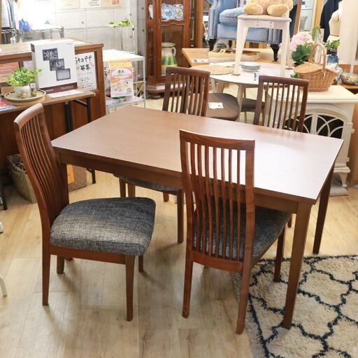 R136)【モデルルーム展示品・極美品】シギヤマ家具 OTTI 104/135 ダイニングテーブル イス4脚 4P ダイニングセット 天然木 2021年製