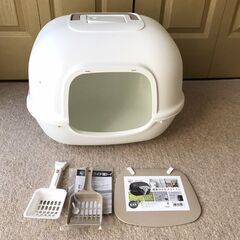【取引中】アイリスオーヤマ　脱臭ワイド猫トイレ WNT-510 ...