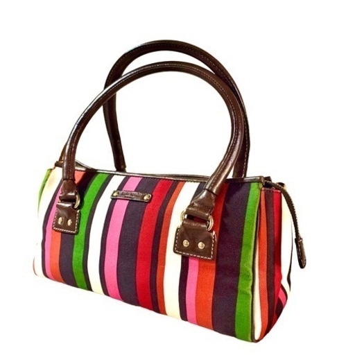 kate spade ケイトスペード ストライプ マルチカラー バッグ