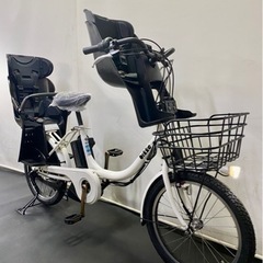 関東全域送料無料 保証付き 電動自転車 ブリヂストン ビッケモブ 20インチ 8.7ah 3人乗り パワフル