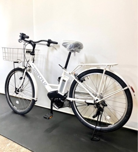 関東全域送料無料 保証付き 電動自転車 ブリヂストン ステップクルーズ 26インチ 8.7ah パワフル 白