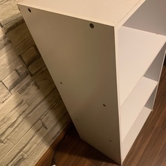 ホワイト3段ボックスの画像
