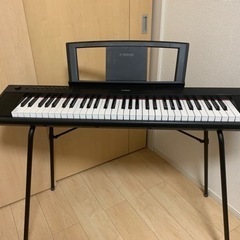 ヤマハ YAMAHA 電子キーボード piaggero ブラック NP-12B