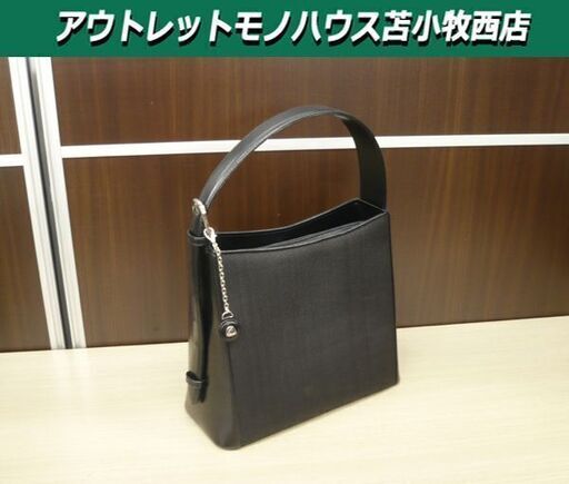 ホースヘアー ハンドバッグ ブラック フォーマル HORSE HAIR 鞄 レディース  幅28×奥行13高38㎝  冠婚葬祭 苫小牧西店