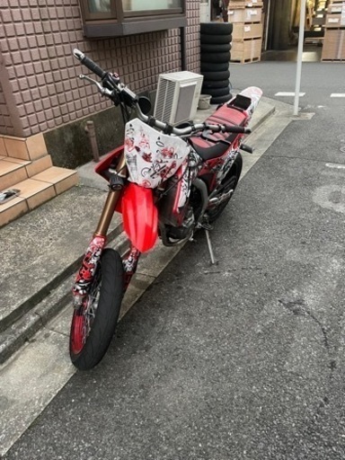 crf250l  stunt仕様　オフロードバイク　モタード　引き取り限定