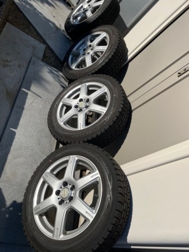 195 60 16  PCD100 プリウス　16インチスタッドレス　バリ山