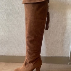 シーズンオフ値下げ♪ in ♪ 36 ロングブーツ ブラウンの画像
