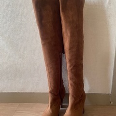 ロングあと2足！♪ in ♪ 36 ロングブーツ ブラウン