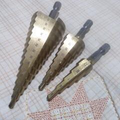 [新品3本セット]ステッピングドリル(通称タケノコ)