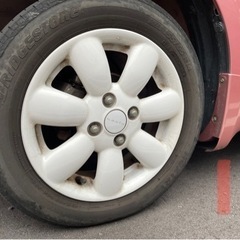 ラパン純正タイヤホイールの画像