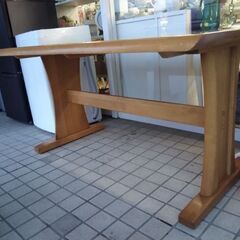 超激安 天然無垢 手頃サイズの食卓テーブル ダイニングテーブル の画像