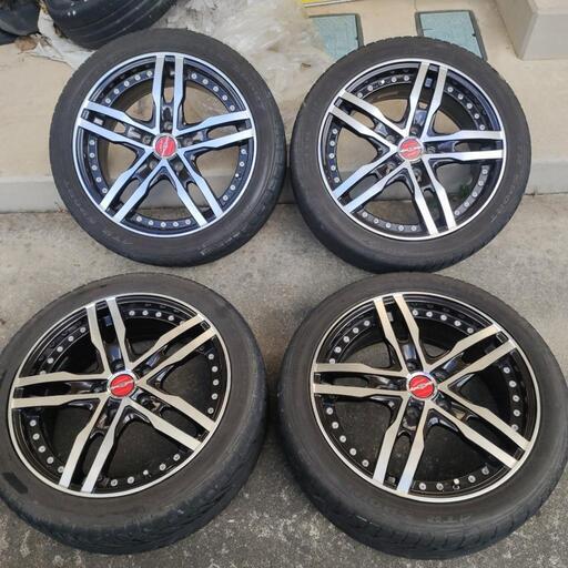 共豊　AME シャレン　モノブロック　215/45r17