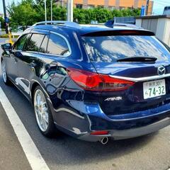 H26年式アテンザワゴンXD_Lパッケージ/ディーゼルターボ/検6年6月/ALPINE8インチナビ/BOSEサウンド/レザーシート/社外20インチAW/車高調/スマートキーの画像