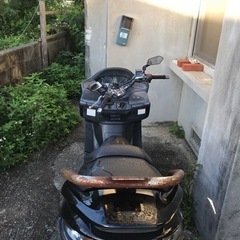 バイク250cc スカイウェイブ　傷あり不動の画像